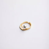 La bague Lee bicolore